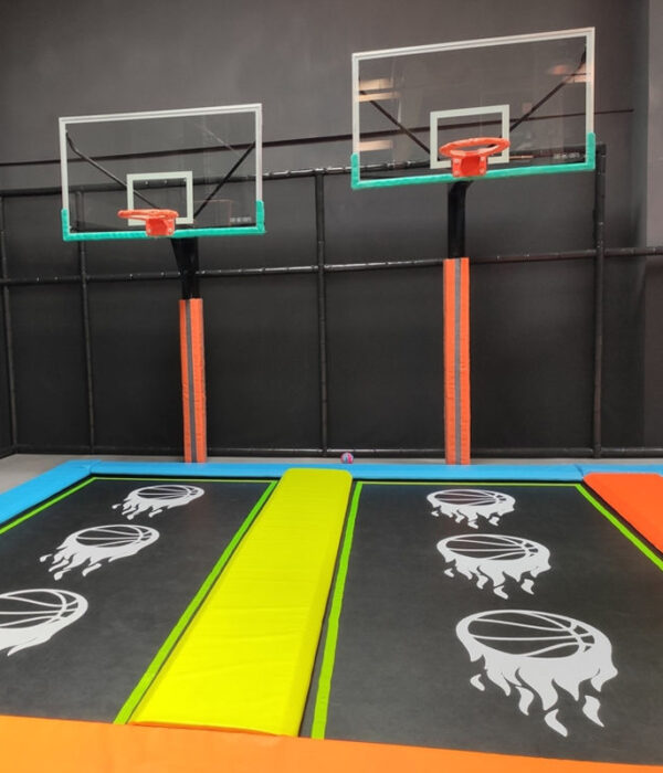 Coge impulso, vuela como una auténtica estrella de la NBA y haz trucos y mates increíbles. Movimientos espectaculares en suspensión a lo Lebron James.